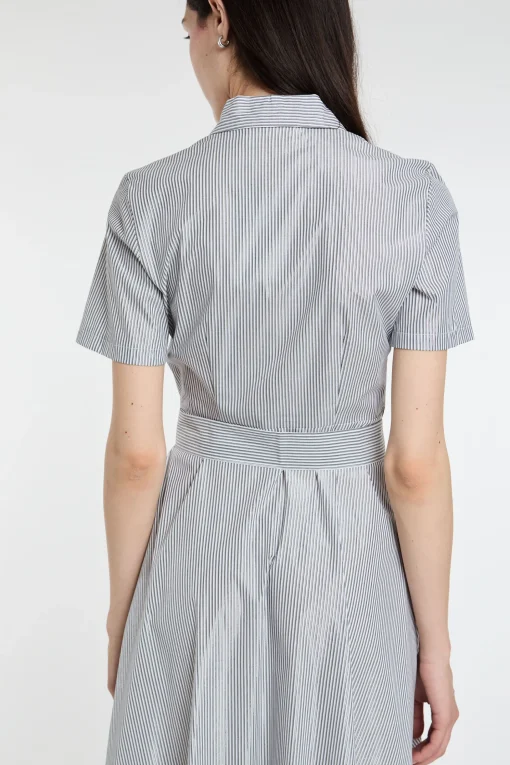 Abito chemisier Kaos con maniche corte e cintura in vita