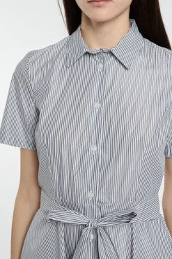 Abito chemisier Kaos con maniche corte e cintura in vita