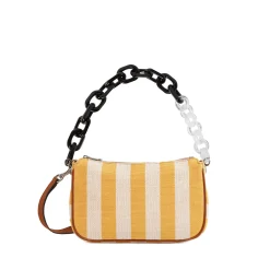 Borsa a tracolla Furla Moon in tessuto