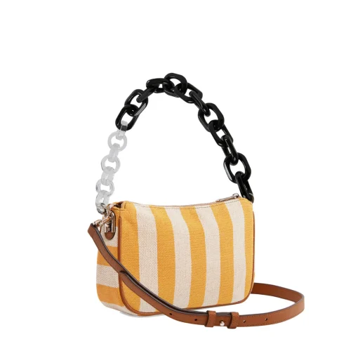 Borsa a tracolla Furla Moon in tessuto