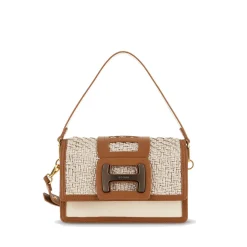Borsa a tracolla Hogan H-bag in rafia