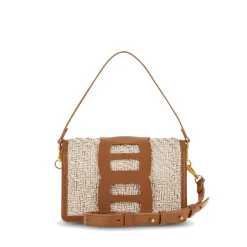Borsa a tracolla Hogan H-bag in rafia