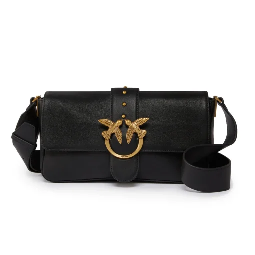 Borsa Pinko Love Bag Slouchy a tracolla in pelle morbida