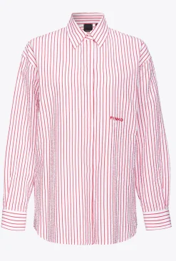 Camicia seersucker Pinko a righe