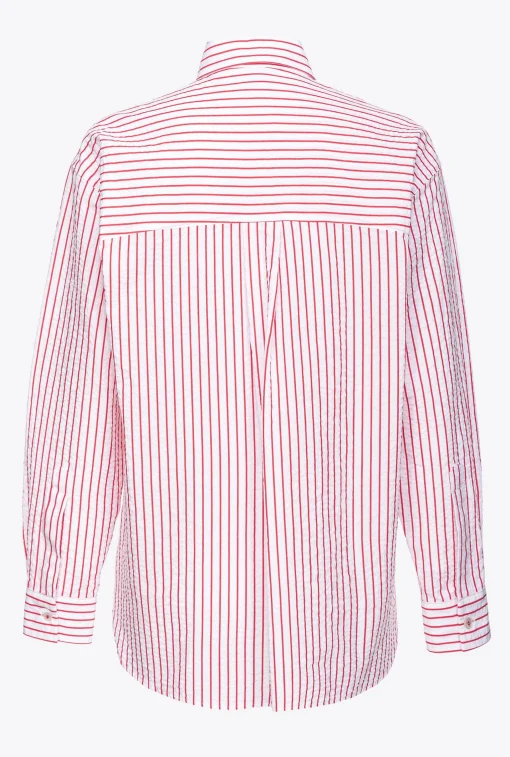 Camicia seersucker Pinko a righe