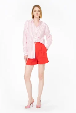 Camicia seersucker Pinko a righe
