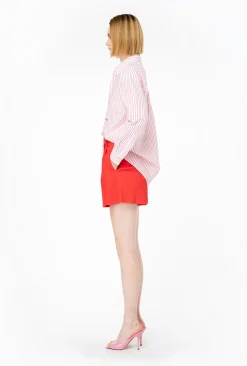 Camicia seersucker Pinko a righe