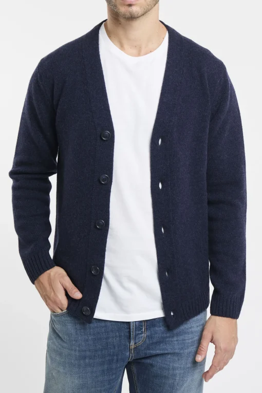 Cardigan con bottoni Daniele Fiesoli in lana merino extrafine