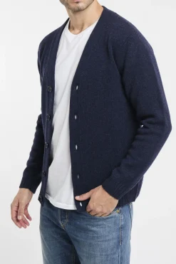 Cardigan con bottoni Daniele Fiesoli in lana merino extrafine