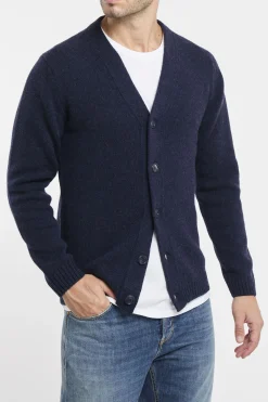 Cardigan con bottoni Daniele Fiesoli in lana merino extrafine