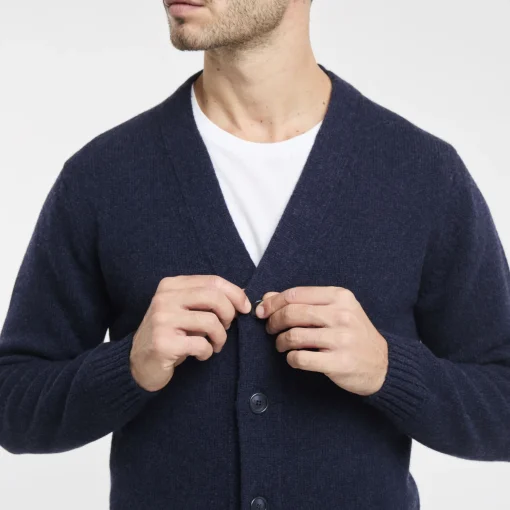 Cardigan con bottoni Daniele Fiesoli in lana merino extrafine