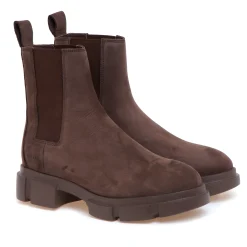 Chelsea boot Copenhagen in nabuck con suola in gomma