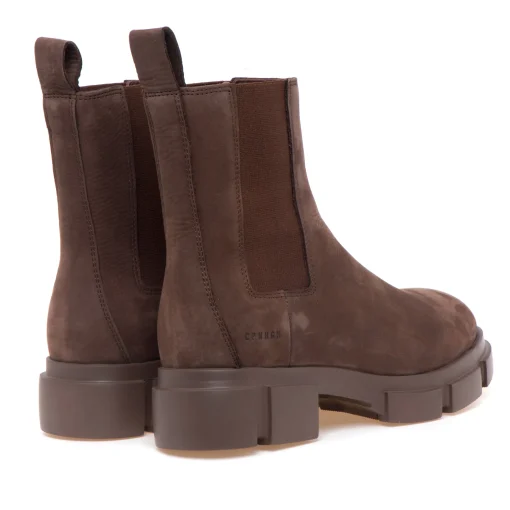 Chelsea boot Copenhagen in nabuck con suola in gomma