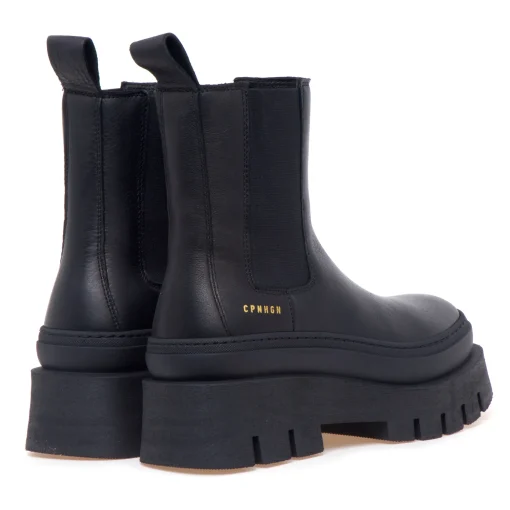 Chelsea boot Copenhagen in pelle con maxi platform