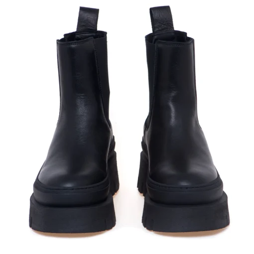 Chelsea boot Copenhagen in pelle con maxi platform
