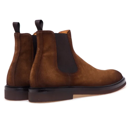 Chelsea boot Officine Creative "Dude Flexi" in camoscio con suola in lattice