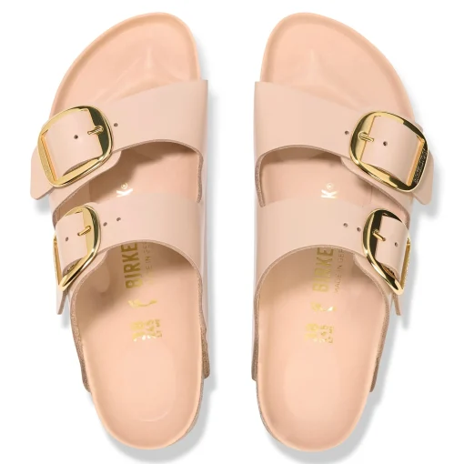 Ciabatta Birkenstock Arizona Big Buckle in pelle laccata