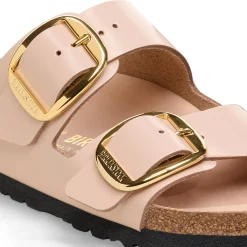 Ciabatta Birkenstock Arizona Big Buckle in pelle laccata