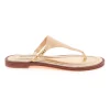 Ciabatta infradito Michael Kors "Daniella Flat" in pelle laminata
