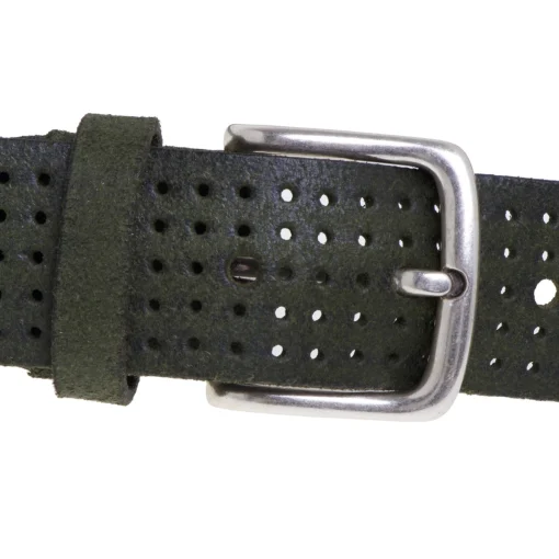 Cintura Gavazzeni in camoscio forato