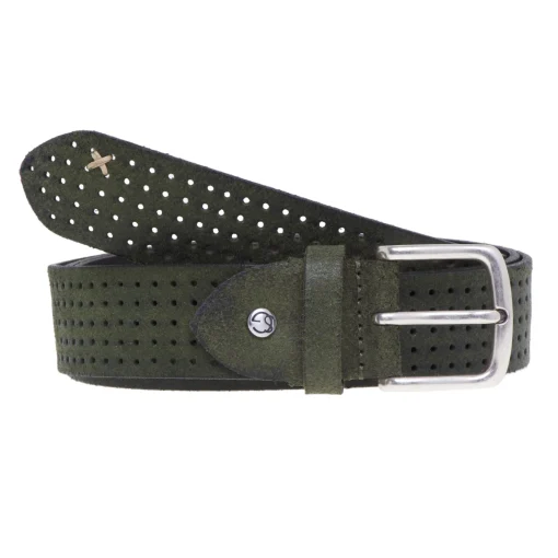 Cintura Gavazzeni in camoscio forato