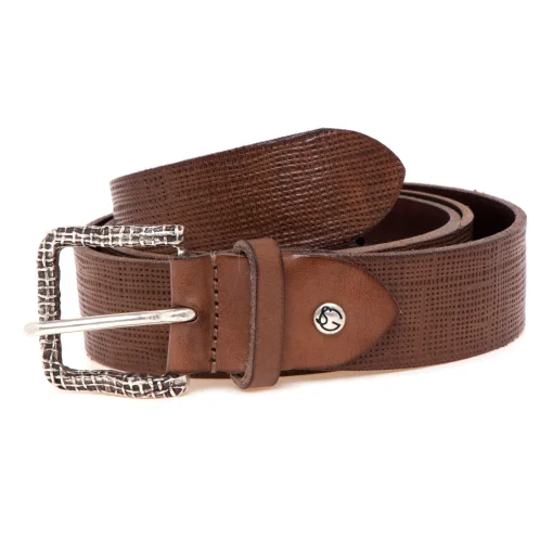 Cintura Gavazzeni in pelle stampata