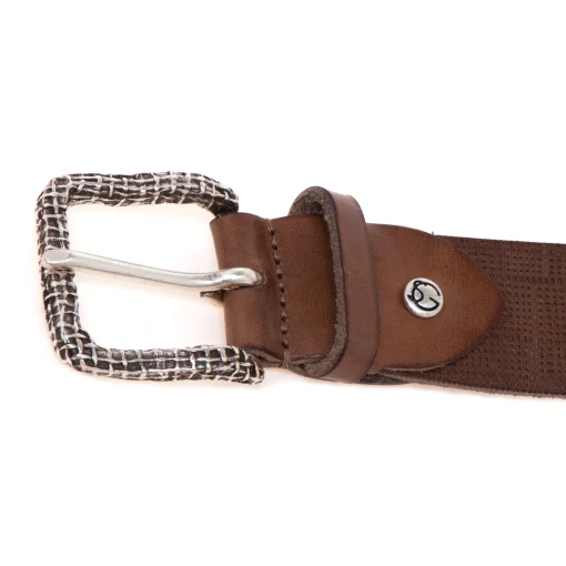Cintura Gavazzeni in pelle stampata