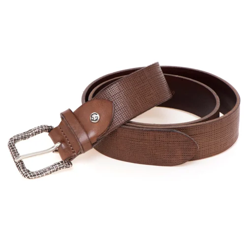Cintura Gavazzeni in pelle stampata