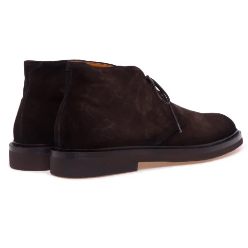 Desert boot Officine Creative "Dude Flexi" in camoscio con suola in lattice