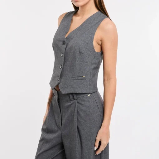 Gilet Kaos in poliviscosa