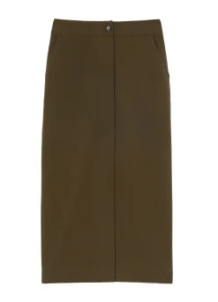 Gonna longuette Pinko in tessuto stretch fluido