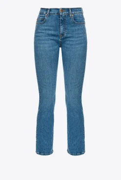 Jeans bootcut cinque tasche Pinko in denim stretch