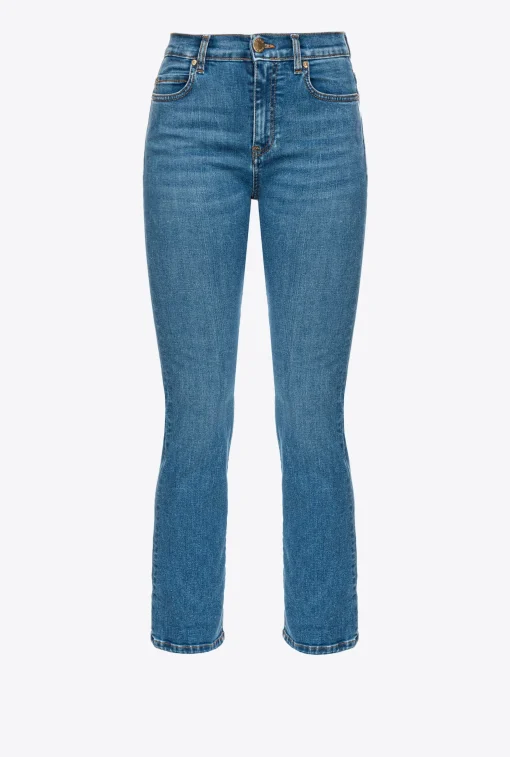 Jeans bootcut cinque tasche Pinko in denim stretch