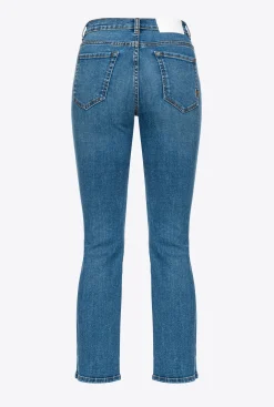 Jeans bootcut cinque tasche Pinko in denim stretch