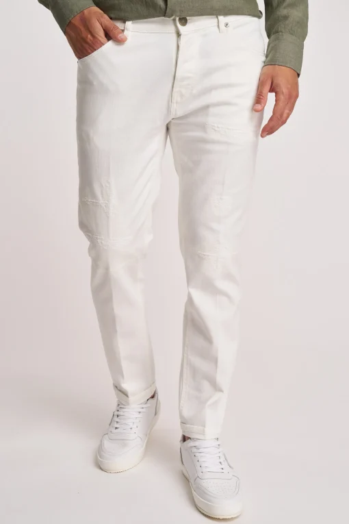 Jeans Raggae Pt Torino in denim con strappature