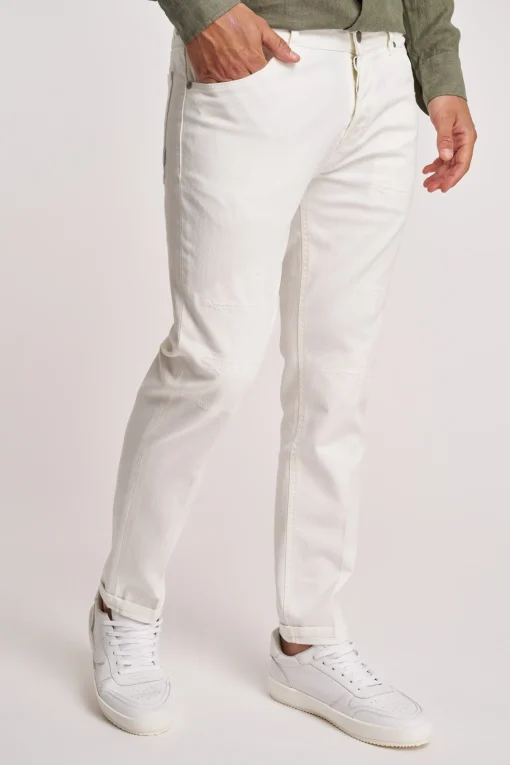 Jeans Raggae Pt Torino in denim con strappature