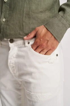 Jeans Raggae Pt Torino in denim con strappature