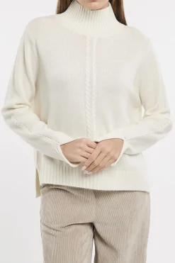 Maglia collo alto kaos in lana