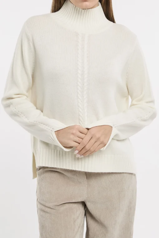 Maglia collo alto kaos in lana