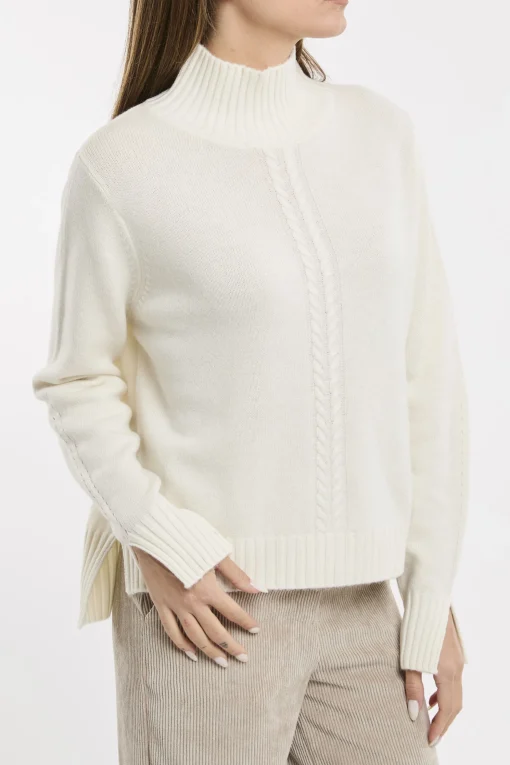 Maglia collo alto kaos in lana