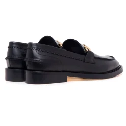 Mocassino Anna F. in pelle con morsetto