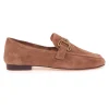 Mocassino Bibi Lou in camoscio con morsetto in metallo