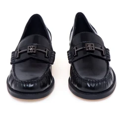 Mocassino Bibi Lou in pelle spazzolata con morsetto in metallo