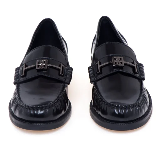 Mocassino Bibi Lou in pelle spazzolata con morsetto in metallo