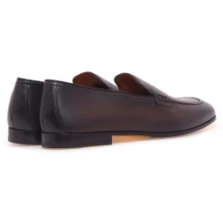 Mocassino Doucal's in pelle decò