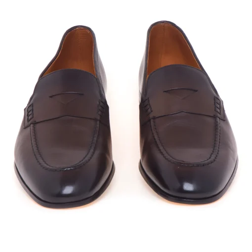 Mocassino Doucal's in pelle decò
