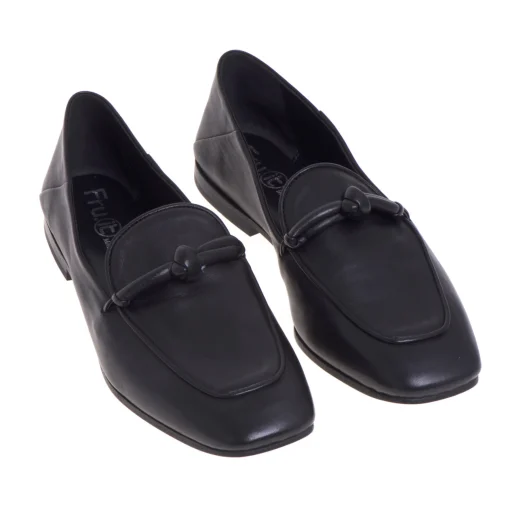 Mocassino Fru.it in pelle con morsetto