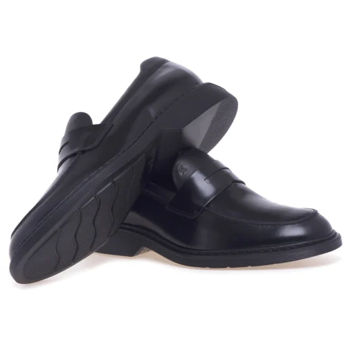 Mocassino Hogan H576 in pelle spazzolata