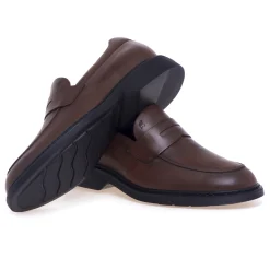Mocassino Hogan H576 in pelle anticata