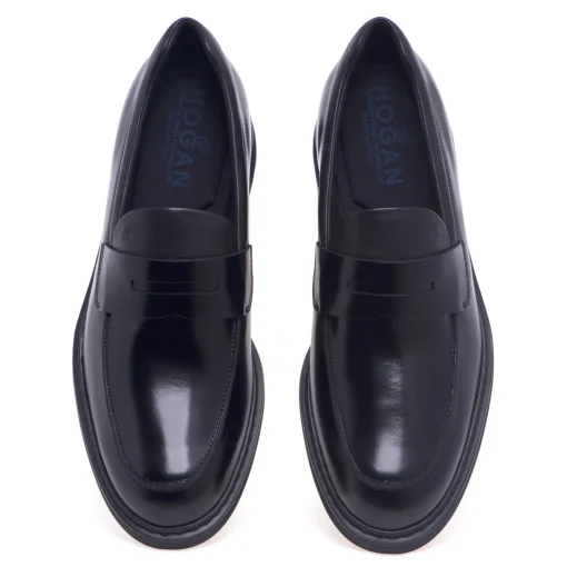 Mocassino Hogan H576 in pelle spazzolata